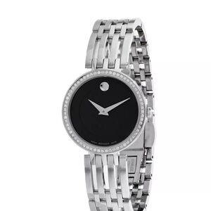 Movado Esperanza Diamond Watch Black 0607052